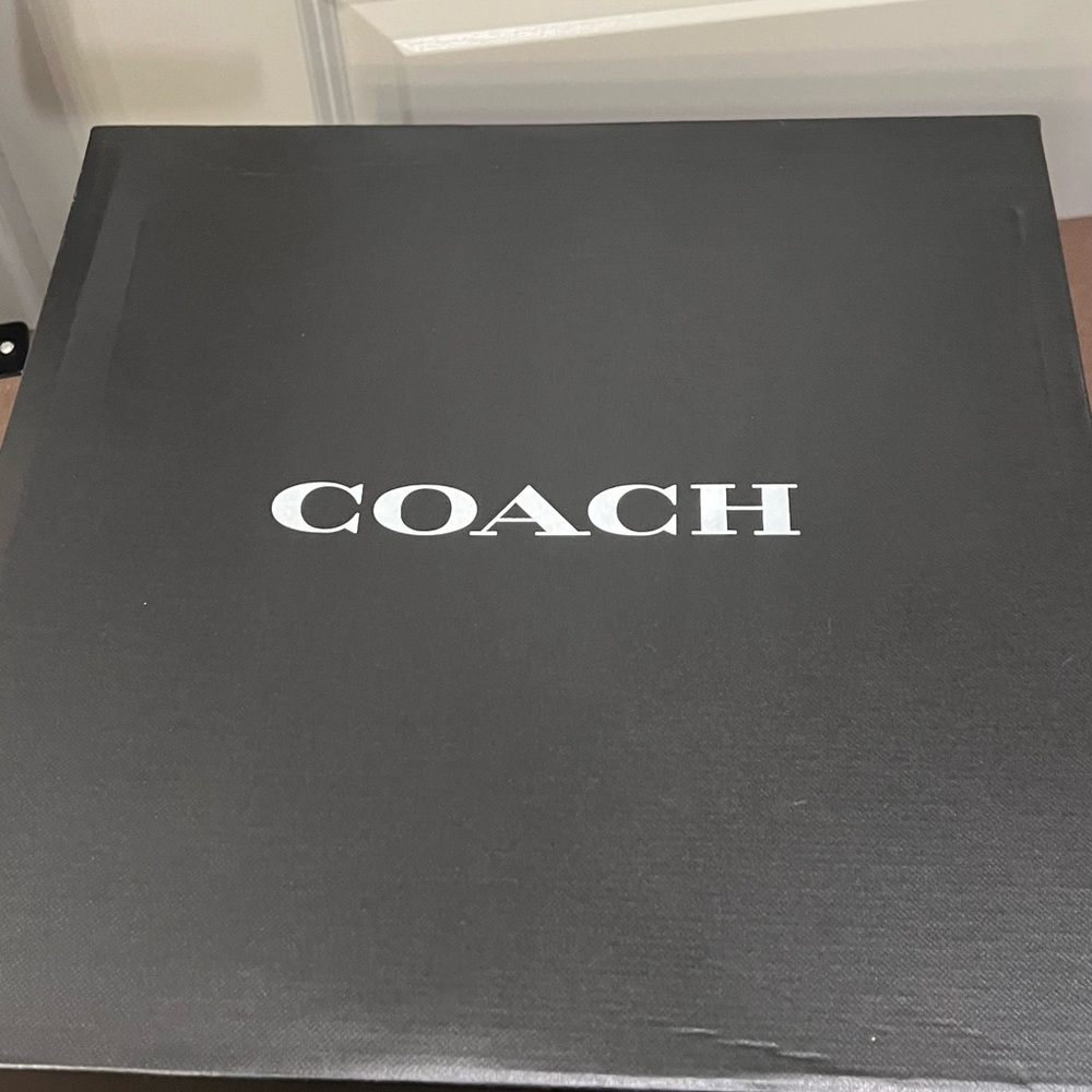 Coach Black Leather Boots with Silver Buckles - Picture 6 of 6